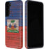 Haiti Flag Dark Wood Galaxy S22 Plus Pro Case
