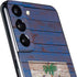 Haiti Flag Dark Wood Galaxy S22 Plus Skin