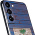 Haiti Flag Dark Wood Galaxy S22 Skin