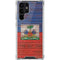 Haiti Flag Dark Wood Galaxy S22 Ultra Clear Case