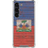 Haiti Flag Dark Wood Galaxy S23 Clear Case