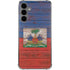 Haiti Flag Dark Wood Galaxy S24 Plus Clear Case