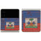 Haiti Flag Dark Wood Galaxy Z Flip3 5G Skin