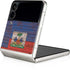 Haiti Flag Dark Wood Galaxy Z Flip3 5G Skin