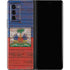 Haiti Flag Dark Wood Galaxy Z Fold2 5G Skin