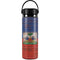 Haiti Flag Dark Wood Hydro Flask 20oz Wide Mouth Skin