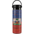 Haiti Flag Dark Wood Hydro Flask 20oz Wide Mouth Skin