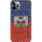 Haiti Flag Dark Wood iPhone 11 Pro Lite Case