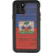 Haiti Flag Dark Wood iPhone 11 Pro Waterproof Case