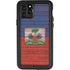 Haiti Flag Dark Wood iPhone 11 Pro Waterproof Case