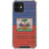 Haiti Flag Dark Wood iPhone 12 Clear Case