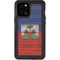 Haiti Flag Dark Wood iPhone 12 Pro Max Waterproof Case