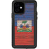 Haiti Flag Dark Wood iPhone 12 Waterproof Case