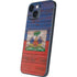 Haiti Flag Dark Wood iPhone 13 Mini Skin