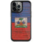 Haiti Flag Dark Wood iPhone 13 Pro Cargo Case