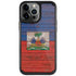 Haiti Flag Dark Wood iPhone 13 Pro Cargo Case