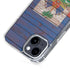 Haiti Flag Dark Wood iPhone 15 MagSafe Case