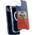 Haiti Flag Dark Wood iPhone 14 Plus MagSafe Case