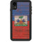 Haiti Flag Dark Wood iPhone XR Waterproof Case