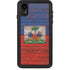 Haiti Flag Dark Wood iPhone XR Waterproof Case