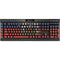 Haiti Flag Dark Wood K95 RGB PLATINUM Mechanical Gaming Keyboard Skin