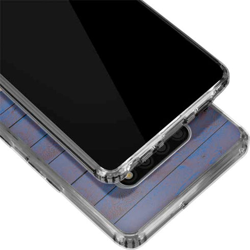 Haiti Flag Dark Wood LG Stylo 6 Clear Case