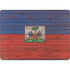 Haiti Flag Dark Wood MacBook Pro 14in (2021-24) Skin