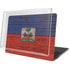 Haiti Flag Dark Wood MacBook Pro 16in (2019-20) Case plus Skin