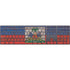 Haiti Flag Dark Wood Magic Keyboard with Numeric Keypad Skin