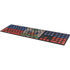 Haiti Flag Dark Wood Magic Keyboard with Numeric Keypad Skin