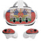 Haiti Flag Dark Wood Meta Quest 3 Skin