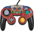 Haiti Flag Dark Wood Nintendo GameCube Controller Skin