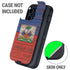 Haiti Flag Dark Wood Otterbox Defender iPhone Skin