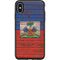 Haiti Flag Dark Wood Otterbox Symmetry iPhone Skin