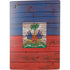Haiti Flag Dark Wood PS5 Bundle Skin