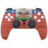 Haiti Flag Dark Wood PS5 Controller Skin