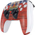 Haiti Flag Dark Wood PS5 Controller Skin