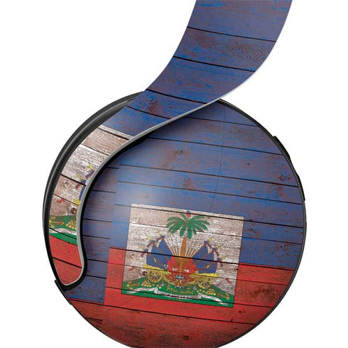 Haiti Flag Dark Wood PULSE 3D Wireless Headset for PS5 Skin