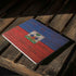 Haiti Flag Dark Wood Surface Laptop 3 13.5in Skin