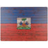 Haiti Flag Dark Wood Surface Laptop 4 15in Skin