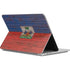 Haiti Flag Dark Wood Surface Laptop Studio Skin