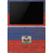 Haiti Flag Dark Wood Surface Pro 6 Skin