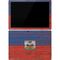 Haiti Flag Dark Wood Surface Pro 7 Skin