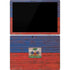Haiti Flag Dark Wood Surface Pro 7 Skin