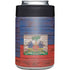 Haiti Flag Dark Wood Yeti Colster Can Insulator Skin