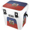 Haiti Flag Dark Wood YETI Roadie 24 Hard Cooler Skin