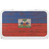 Haiti Flag Dark Wood YETI Tundra 45 Hard Cooler Skin