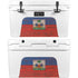 Haiti Flag Dark Wood YETI Tundra 45 Hard Cooler Skin