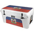 Haiti Flag Dark Wood YETI Tundra 65 Hard Cooler Skin