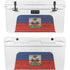 Haiti Flag Dark Wood YETI Tundra 65 Hard Cooler Skin